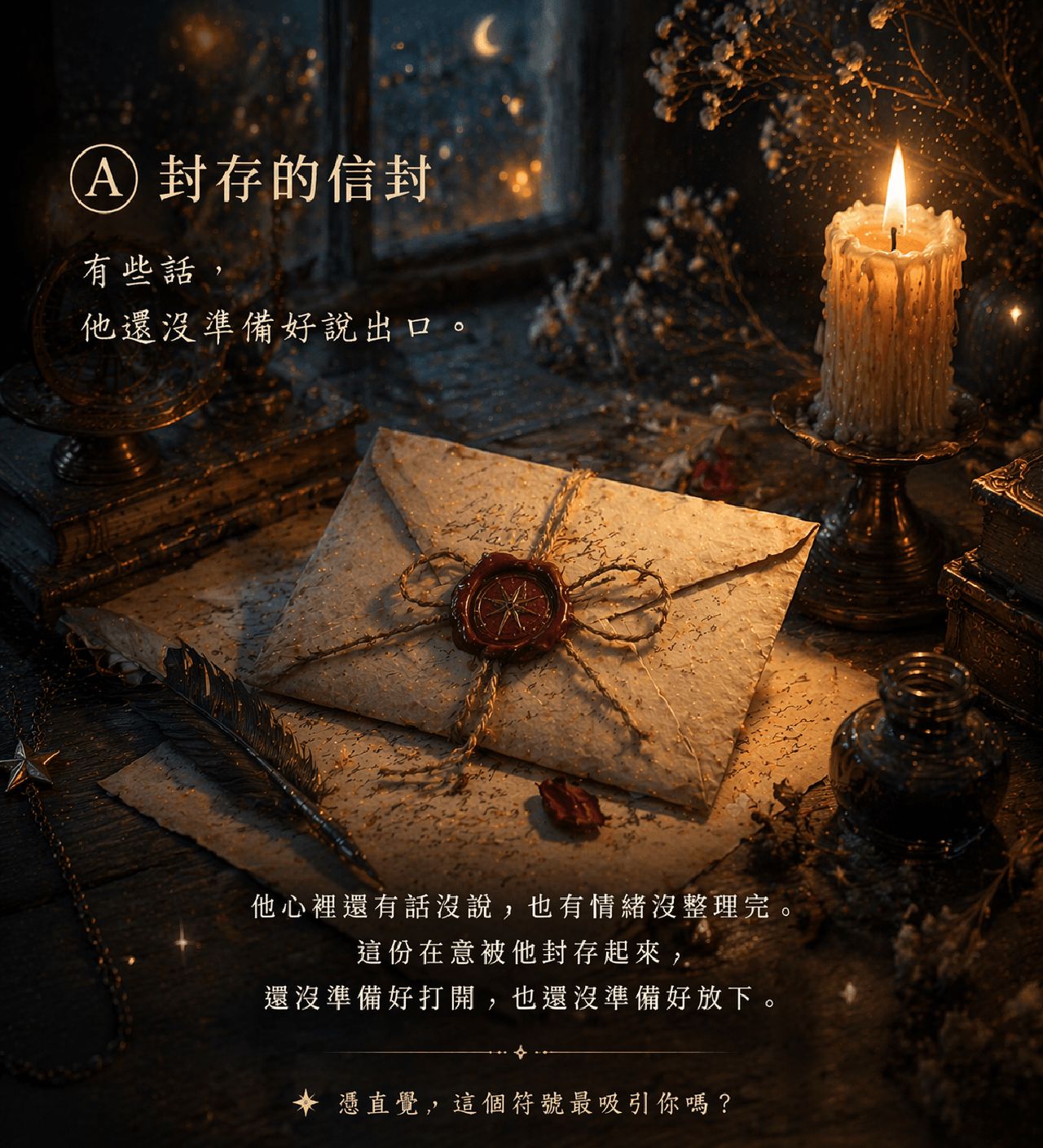 选项 A 封存的信封
