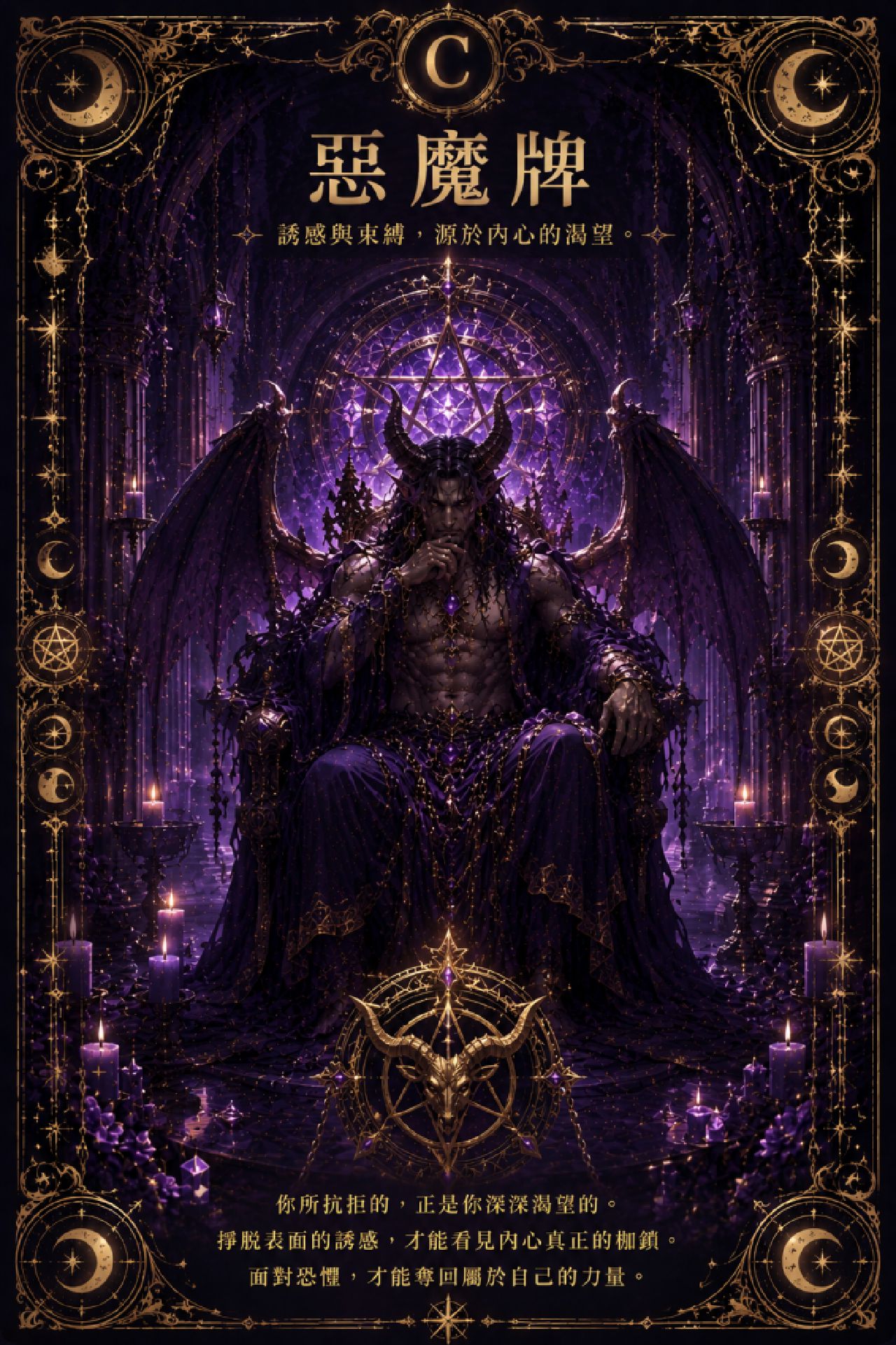 C选项-恶魔牌