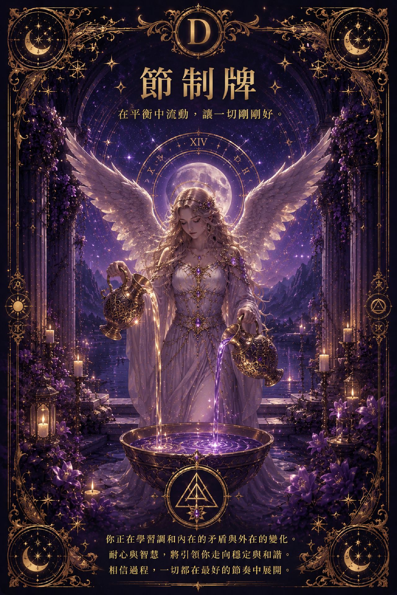 D选项-节制牌