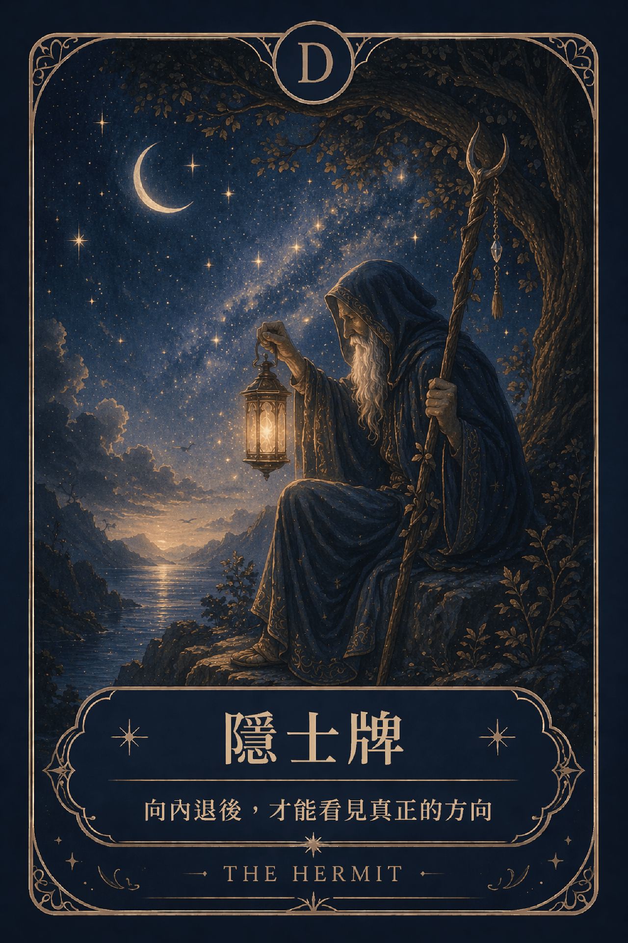 选项 D 隐士牌