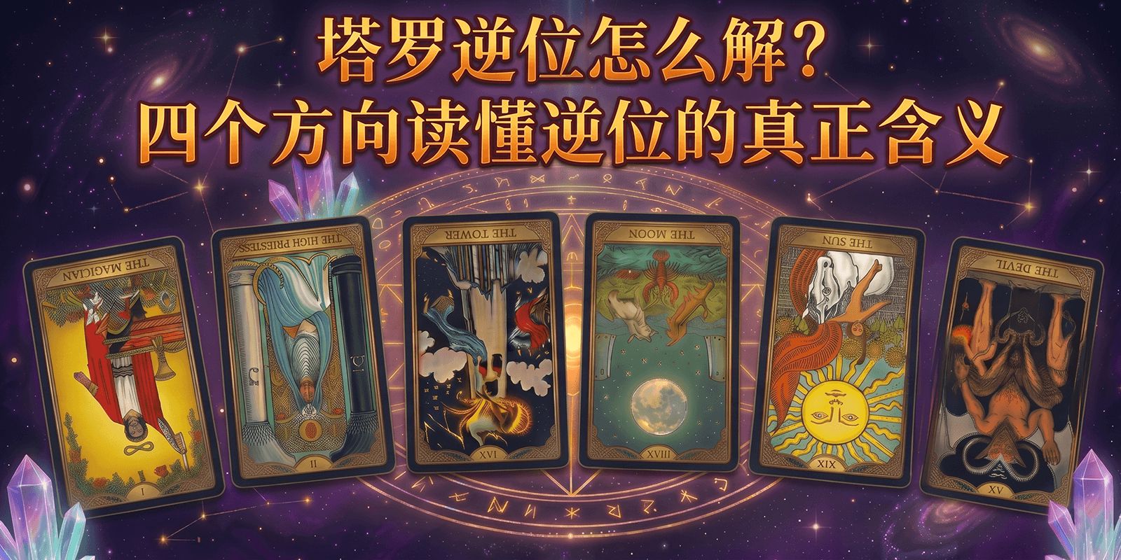 塔罗逆位怎么解？四个方向读懂逆位的真正含义