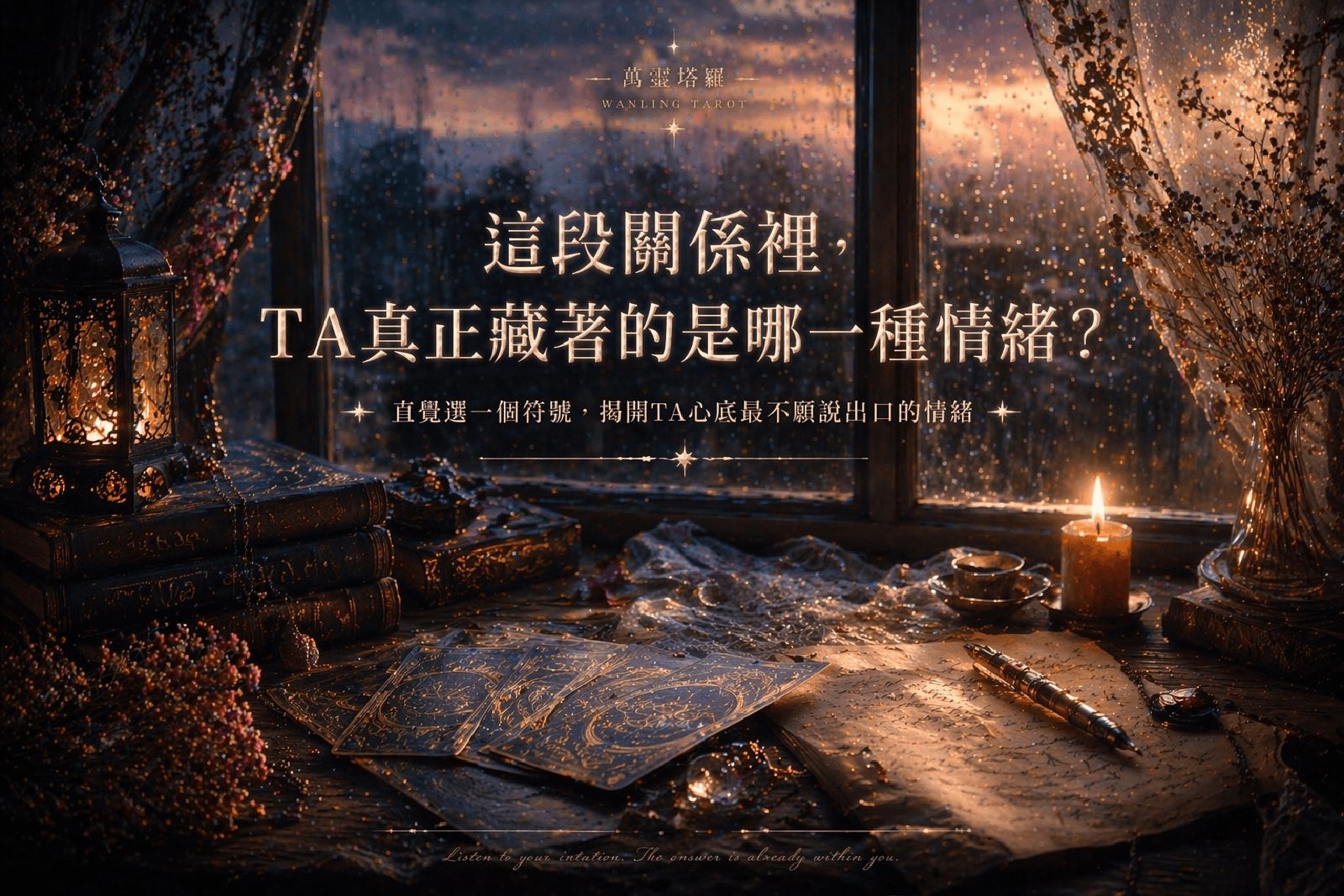 这段关系里，TA真正藏着的是哪一种情绪？