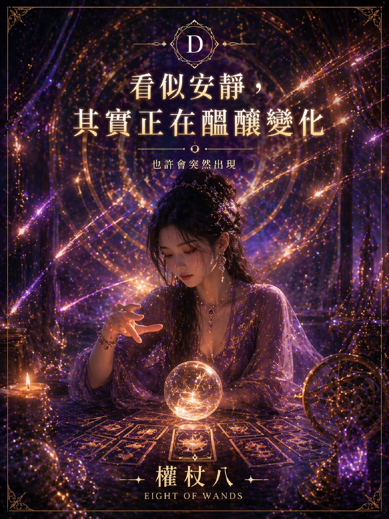 选项 D 权杖八