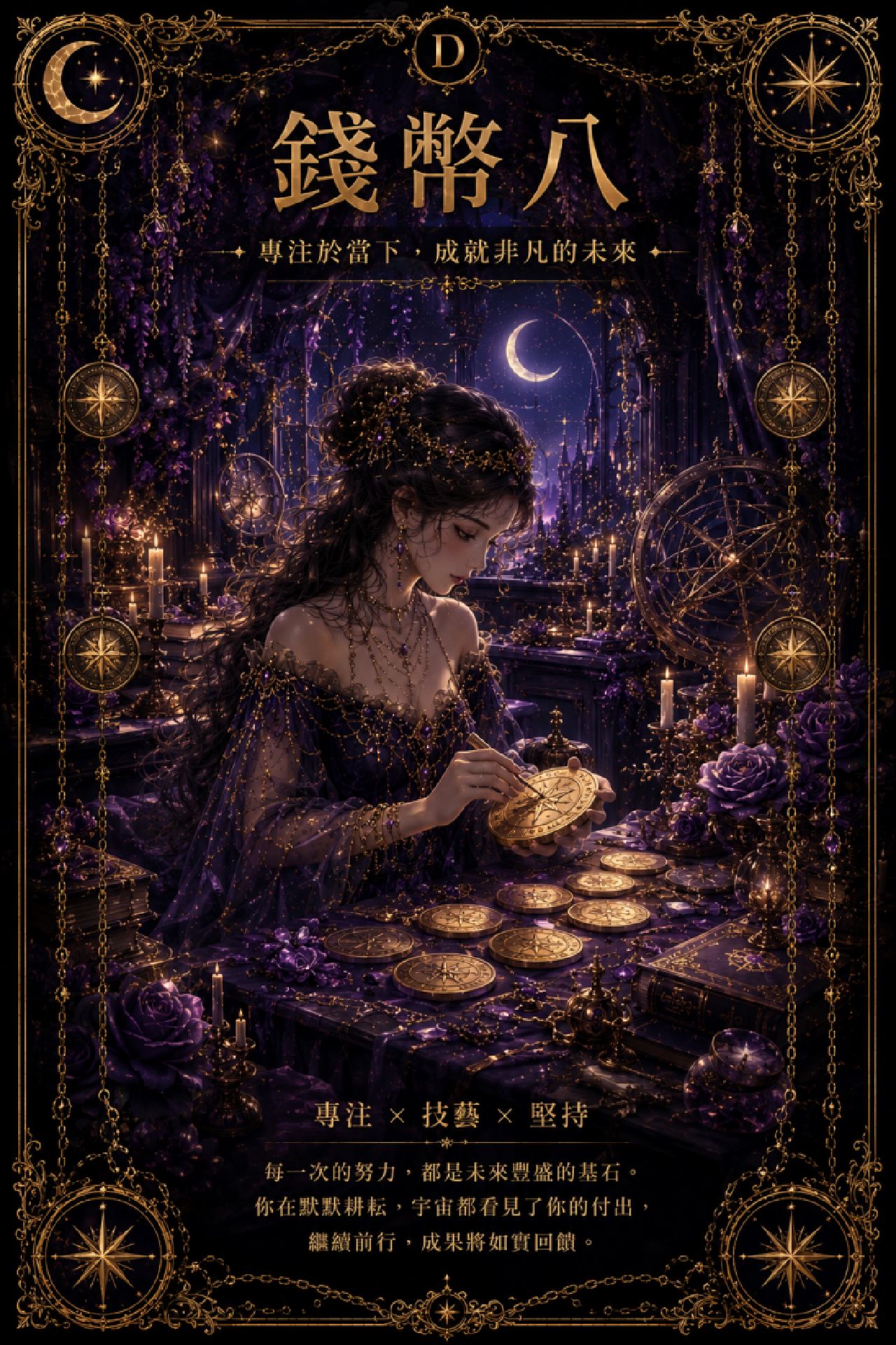 D选项-钱币八