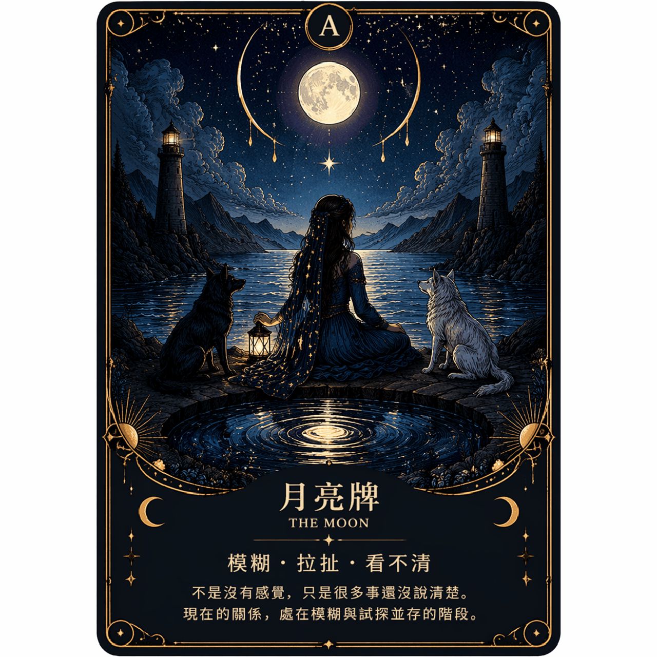 选项 A 月亮牌